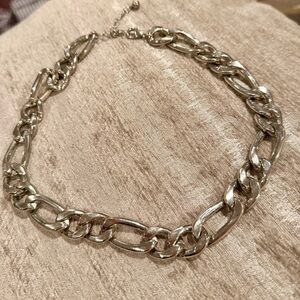 Chunky Silver Chain Necklace